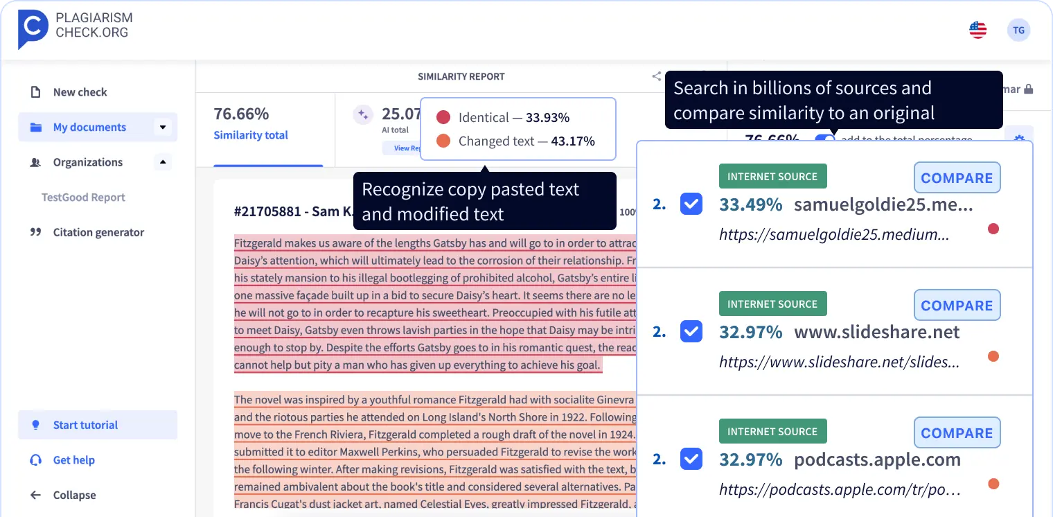 See matching sources by type and similarity % See matching sources by type and similarity %