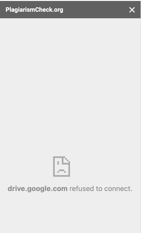 If you see the message “Drive.google.com refused to connect“ If you see the message “Drive.google.com refused to connect“